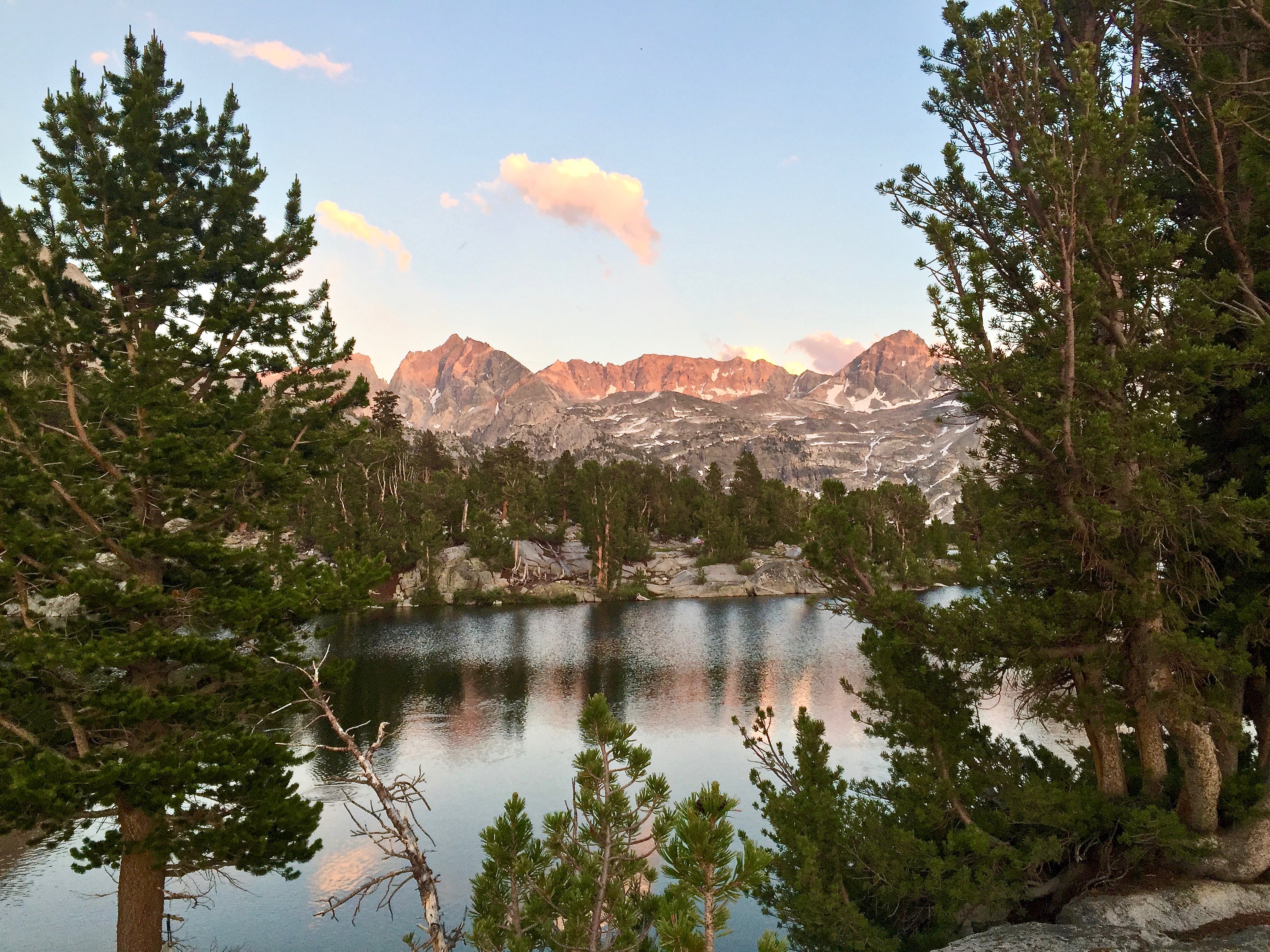 Raes Lakes in the Sierra Mountains