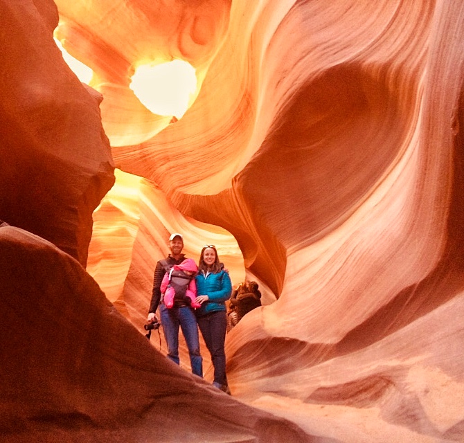 travel PT in Lower Antelope Canyon