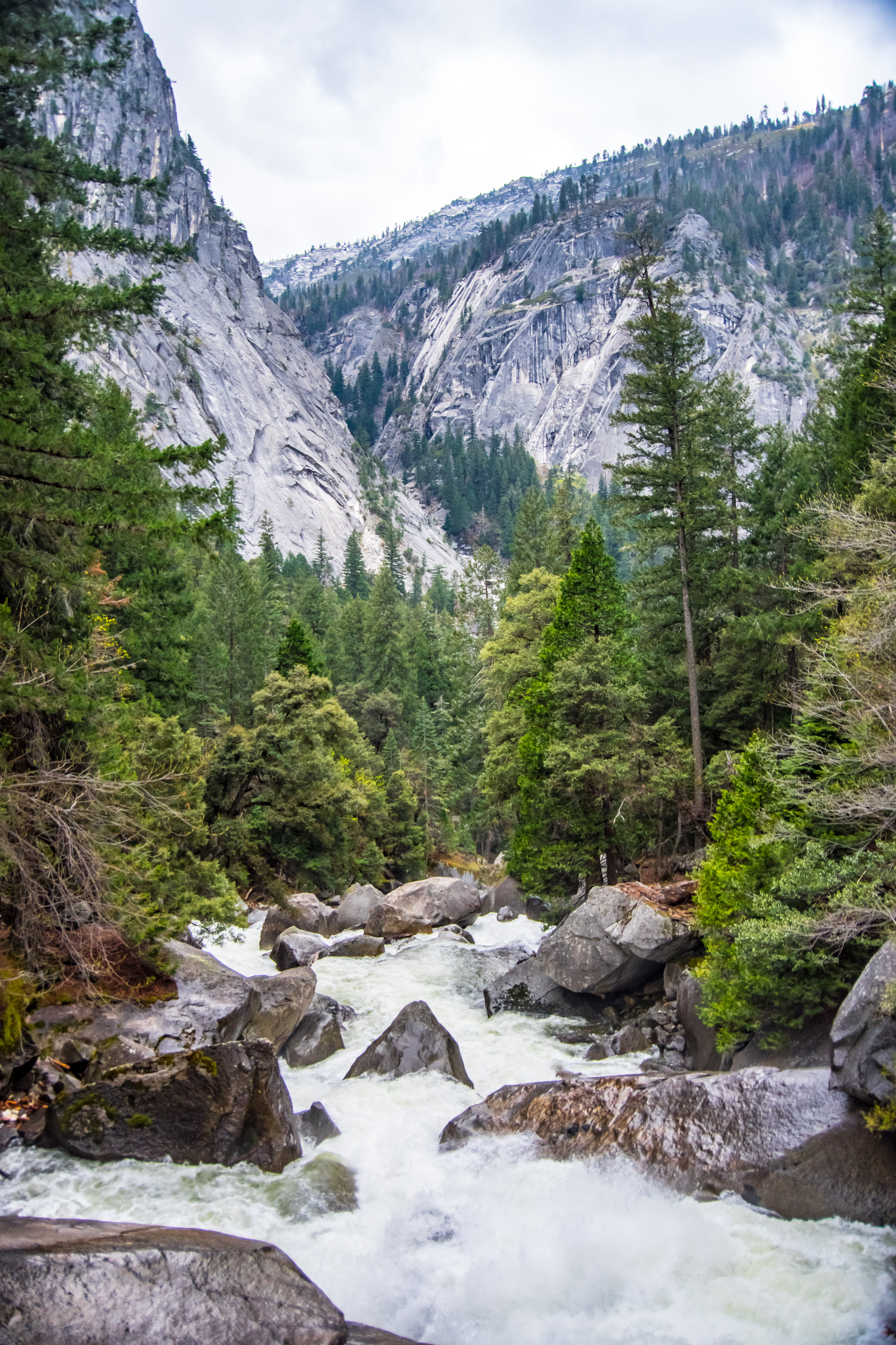 Waterfall in Yosemitee NP